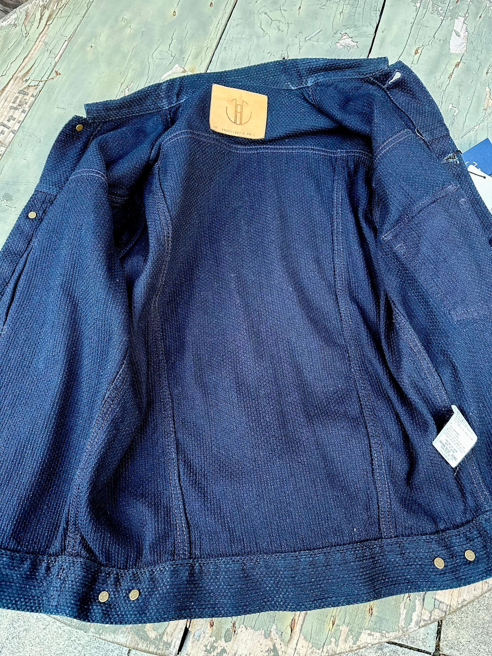 Sashiko 1st Type Jacket 11oz / インディゴ刺子 1stタイプジャケット