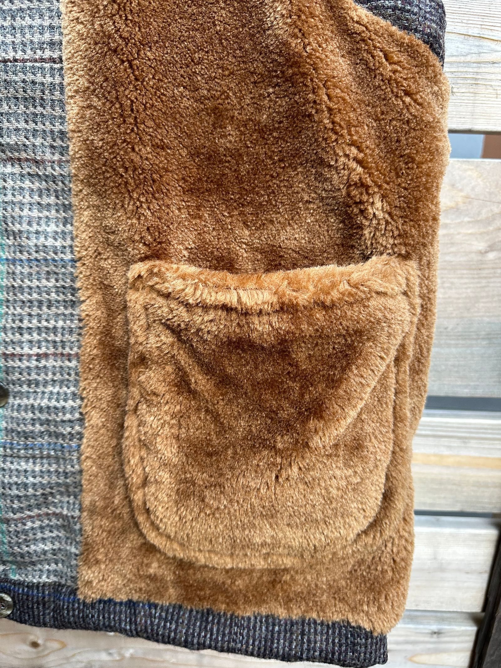 ARTISAN VEST / アルチザンベスト / リバーシブル / ツイード / ブラウンL