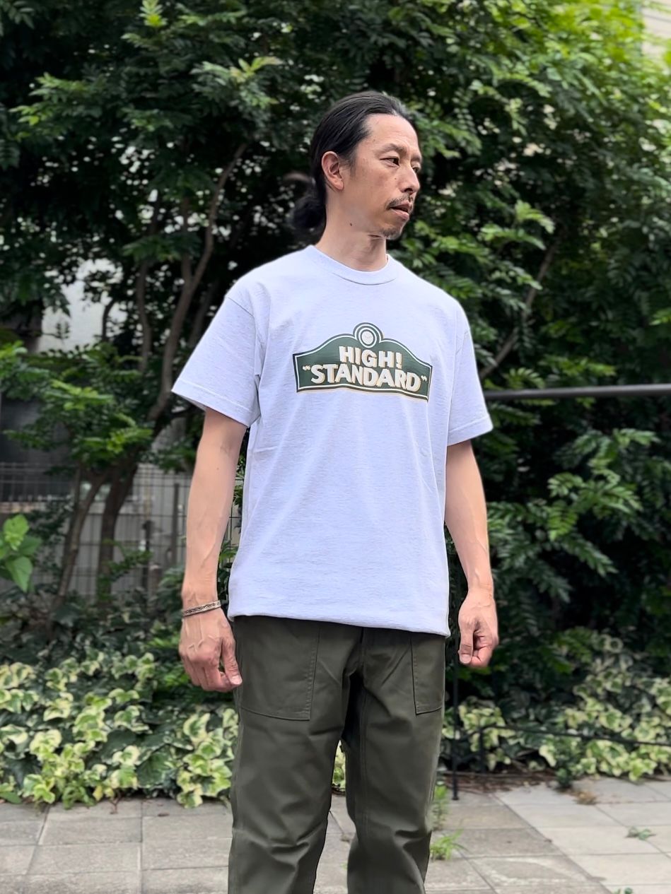 HIGH! STANDARD / ハイスタンダード / ハウスロゴTシャツ /  グレー