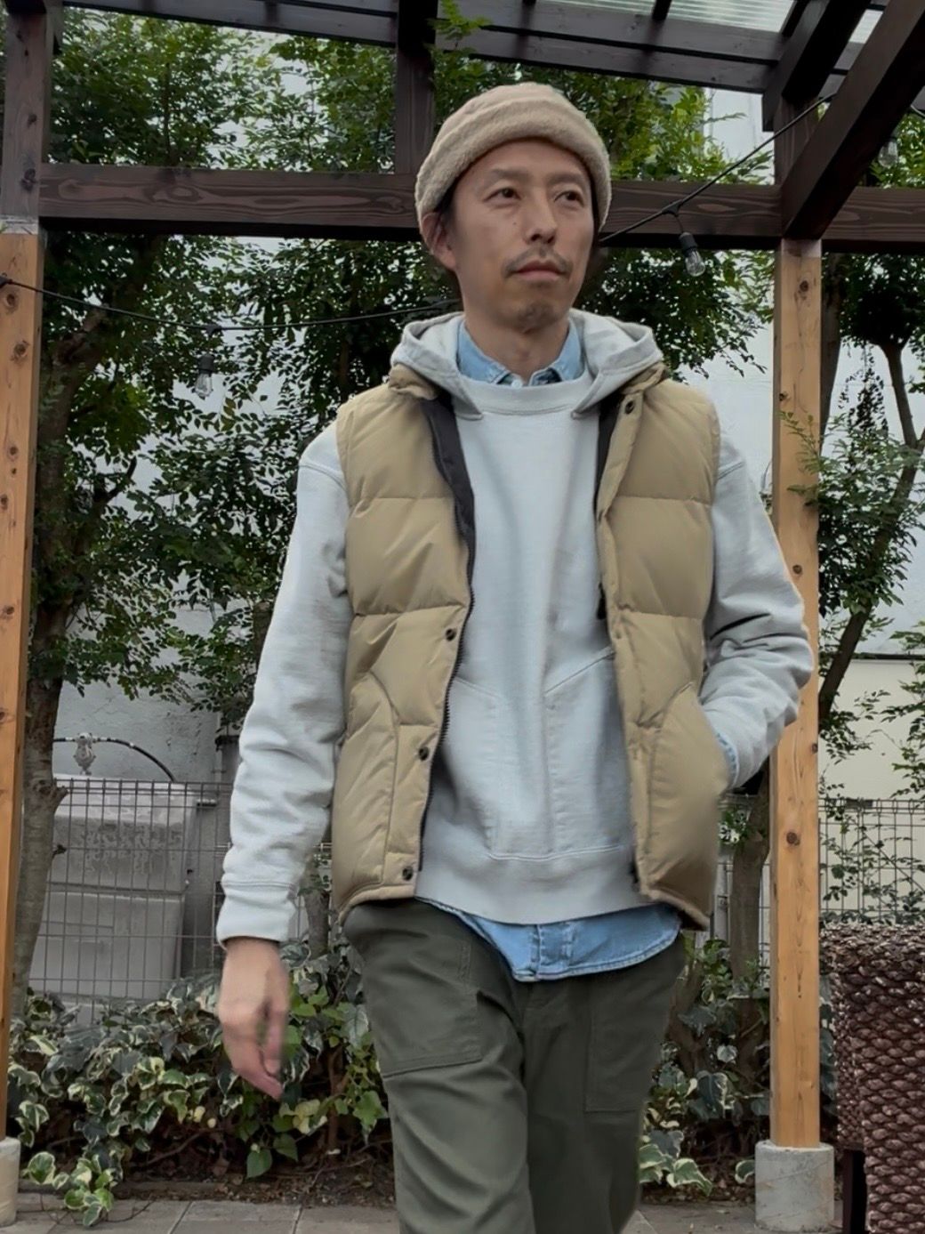 ダウンベスト / 6712 DOWN VEST / ベージュ