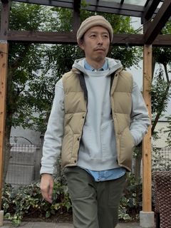 ダウンベスト / 6712 DOWN VEST / ベージュ