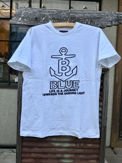 B ANCHOR LIFE IS A JOURNEY Tシャツ / ホワイト