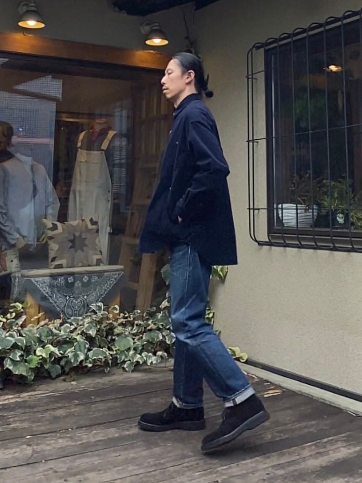 F3482 CORDUROY BALL SHIRT / NAVY
