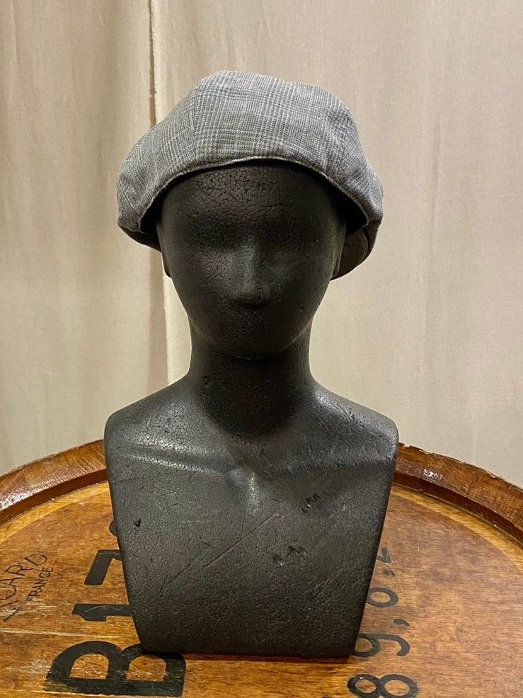 グレンチェックハンティングキャップ / グレー / ハイアー