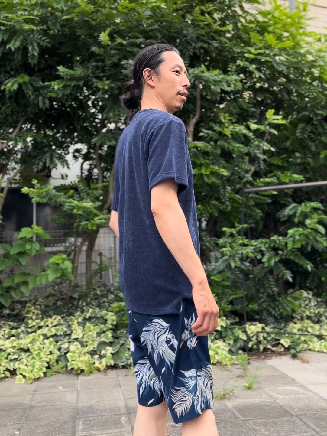 パイルポケットTシャツ / ネイビー