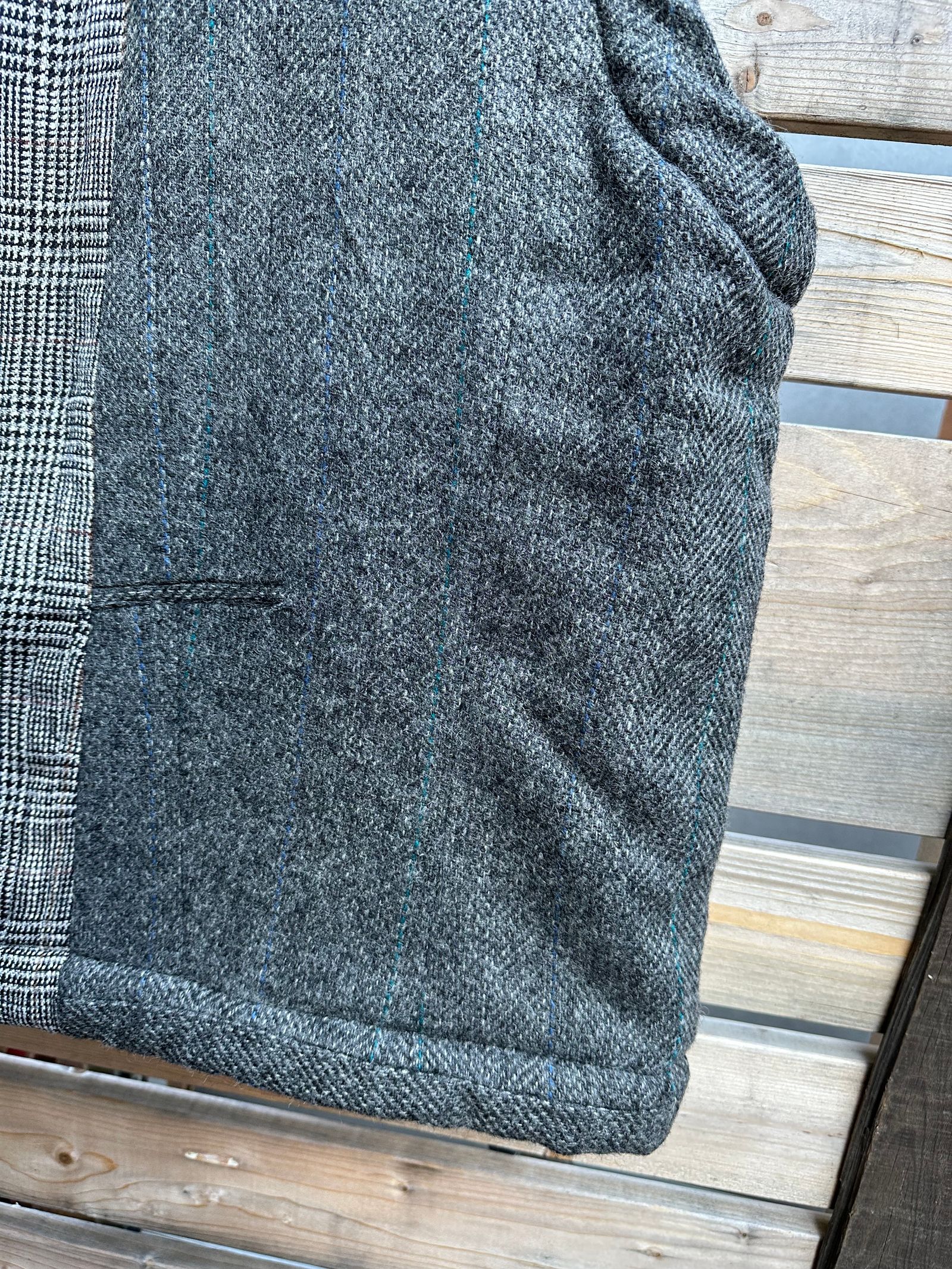 ARTISAN VEST / アルチザンベスト / リバーシブル / ツイード / ブラックL