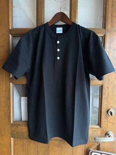 ALORE / アローレ / ヘンリーネックTシャツ / ブラック