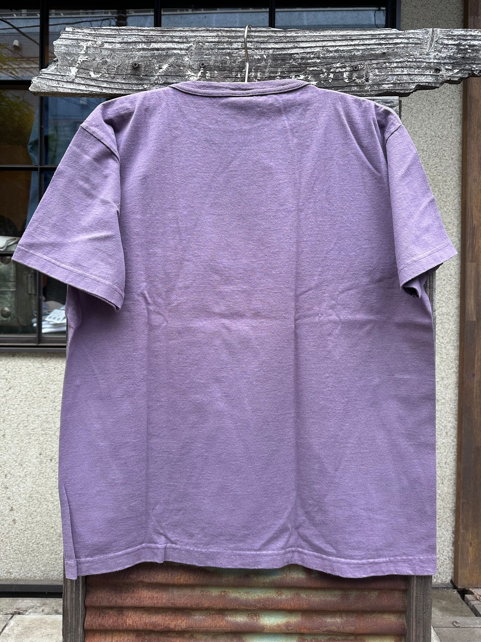 T1011 / ティーテンイレブン / ショートスリーブポケットTシャツ / MADE IN USA / ダルパープル / デッドストック