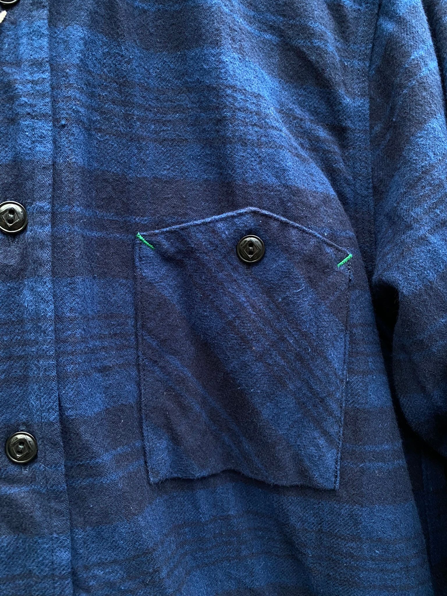 F3481 / HEAVY NEL WORK SHIRT / ヘビーネルワークシャツ / NAVY