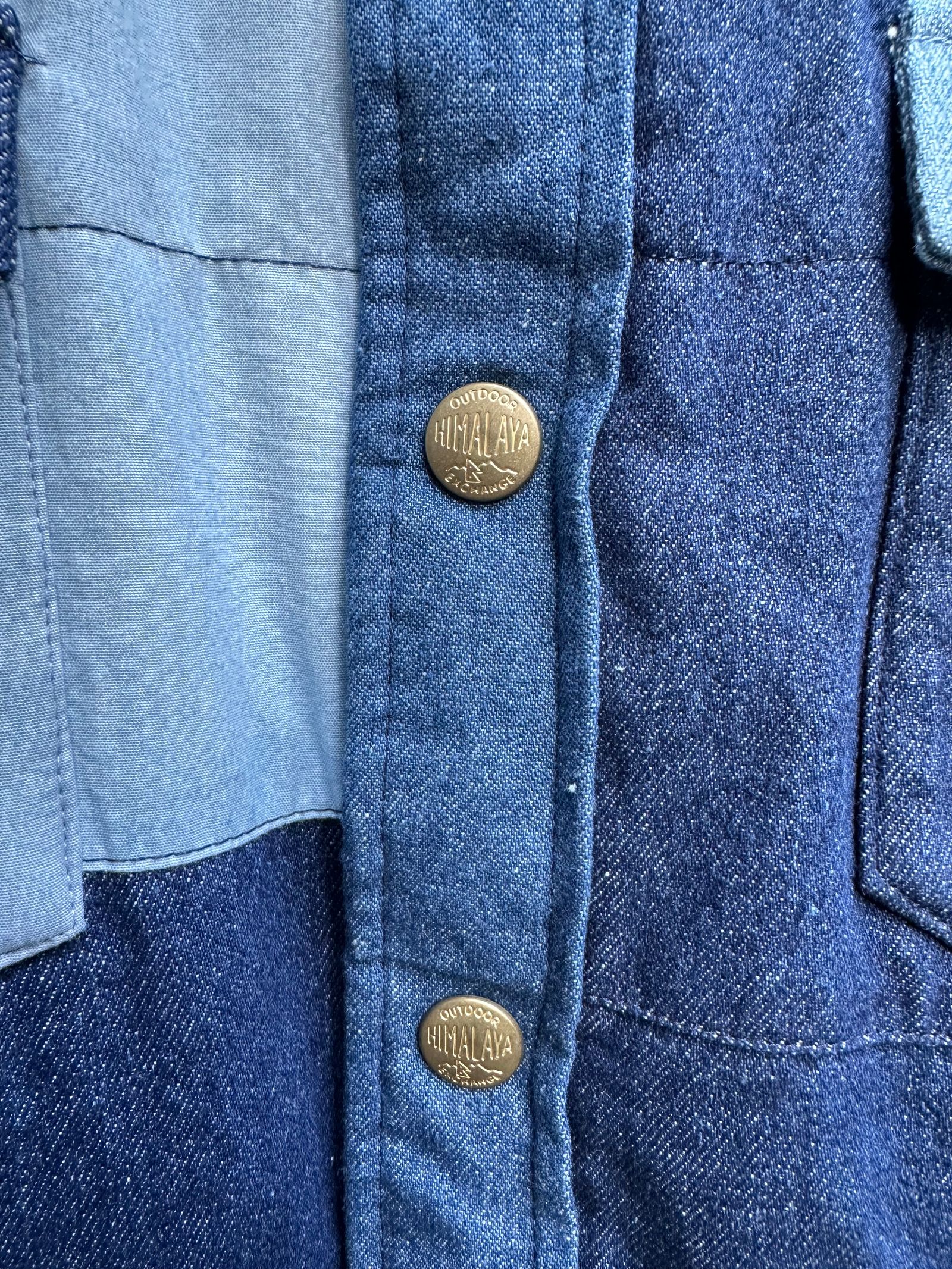 GAIJIN MADE - デニムパッチワークダウンシャツ | NARO CLOTHING