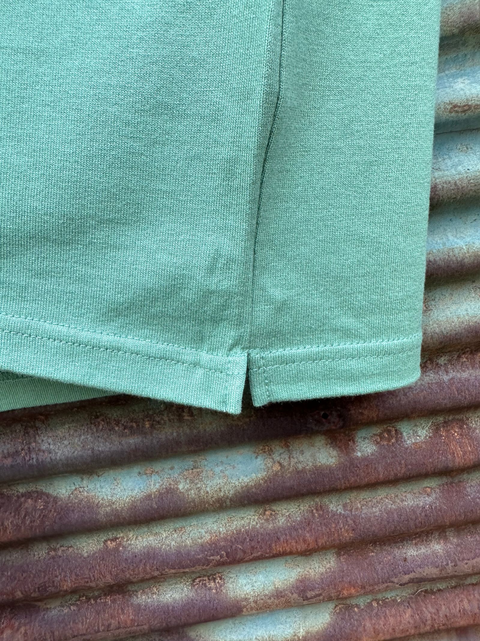 te500 / SUMMER KNIT PK T-SHIRTS / サマーニット / ポケットTシャツ / PEAL GREEN