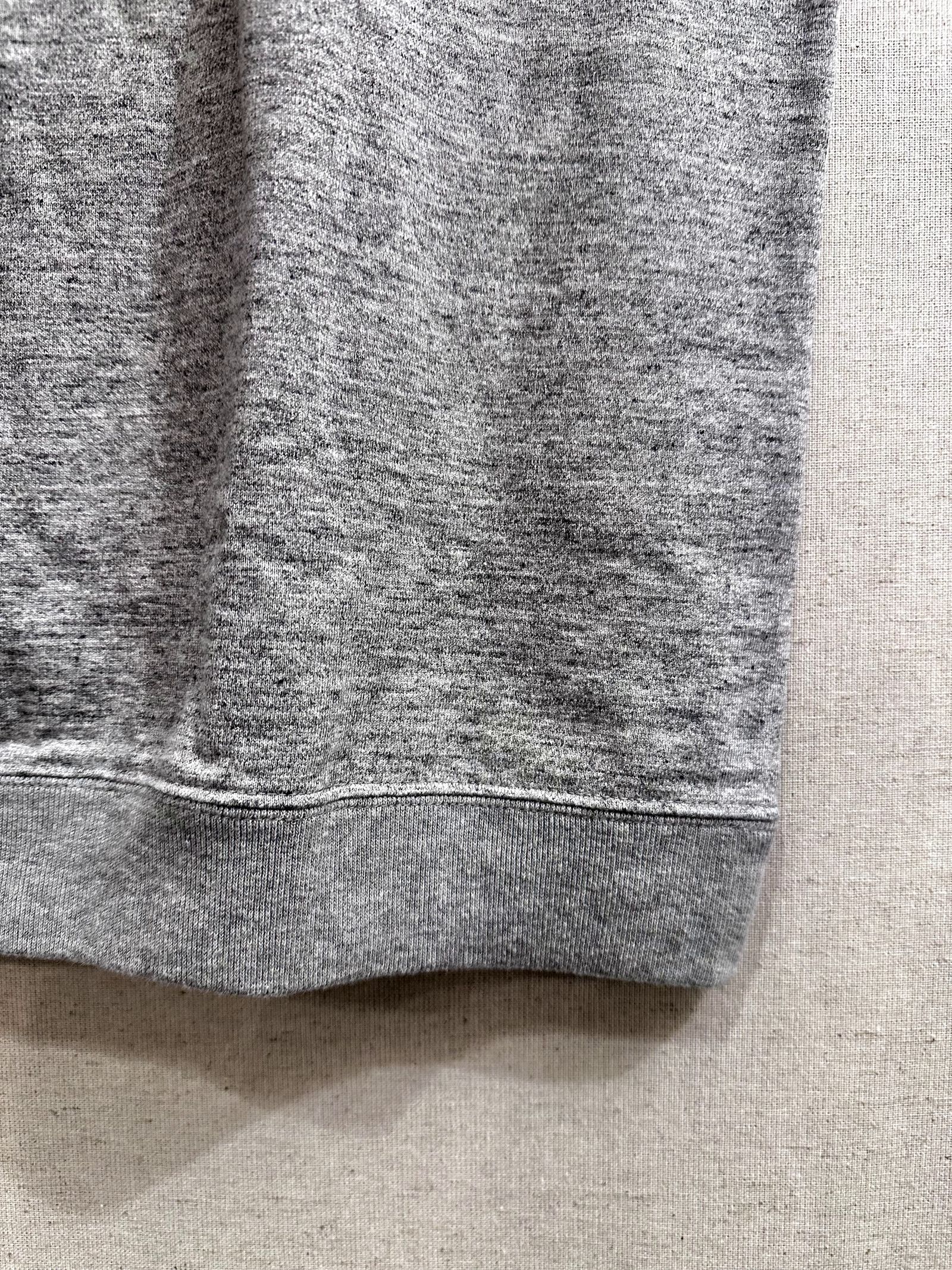 WHITESVILLE / ホワイツビル 14/- HALF SLEEVE RIB T-SHIRT / 半袖リブTシャツ / WV79147 ヘザーグレー(113)