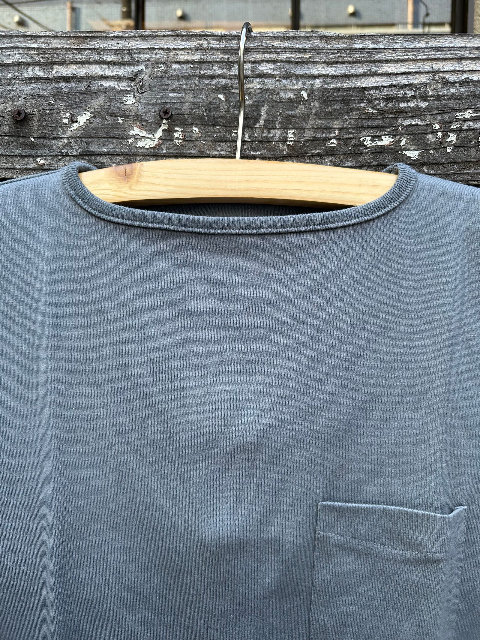 te500 / SUMMER KNIT PK T-SHIRTS / サマーニット / ポケットTシャツ / DEAN GREY