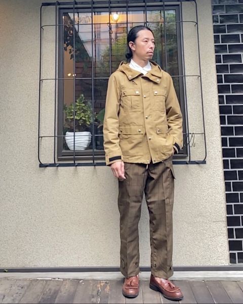 STYLE NO. 20 グレンチェックのカーゴパンツ②