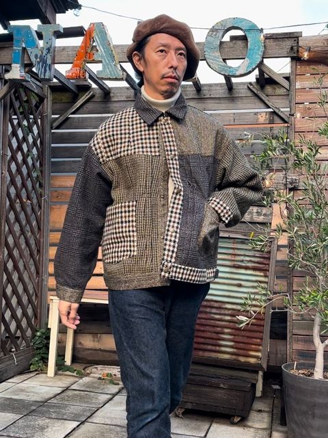 ATELIER JACKET / アトリエジャケット / ツイード / ブラウンM