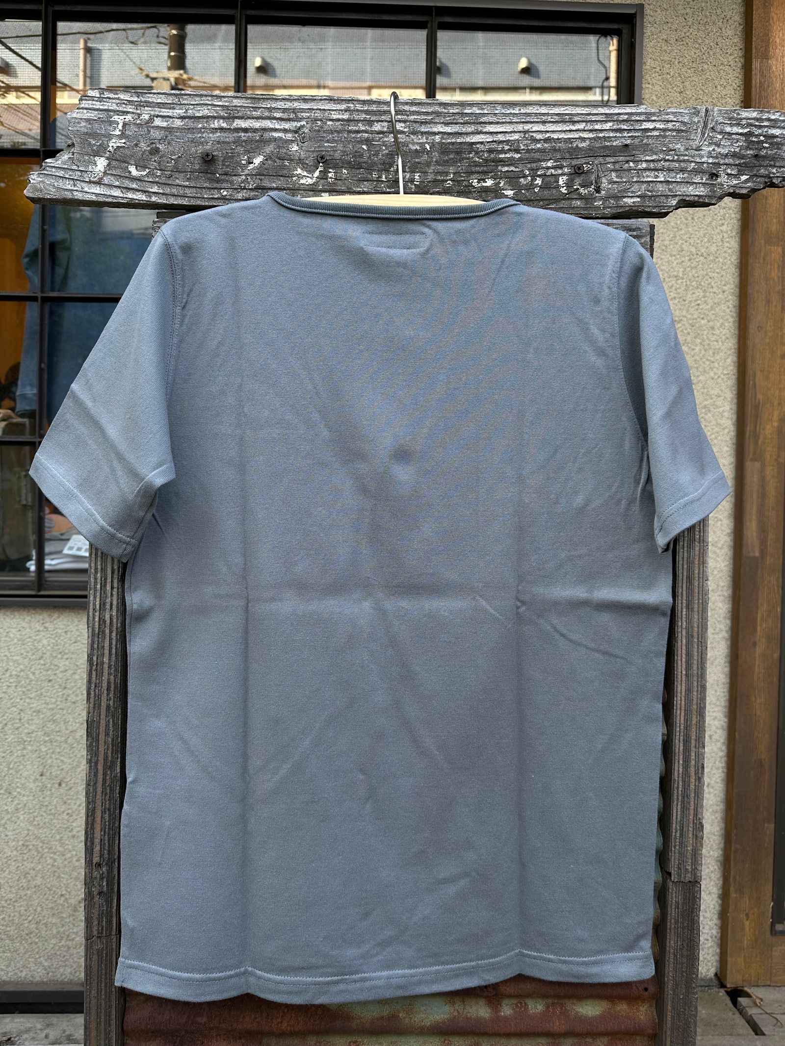 te500 / SUMMER KNIT PK T-SHIRTS / サマーニット / ポケットTシャツ / DEAN GREY