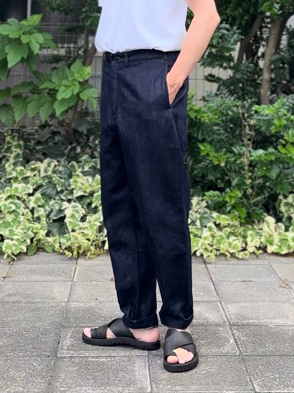 DENIM BALL TROUSERS / F04672