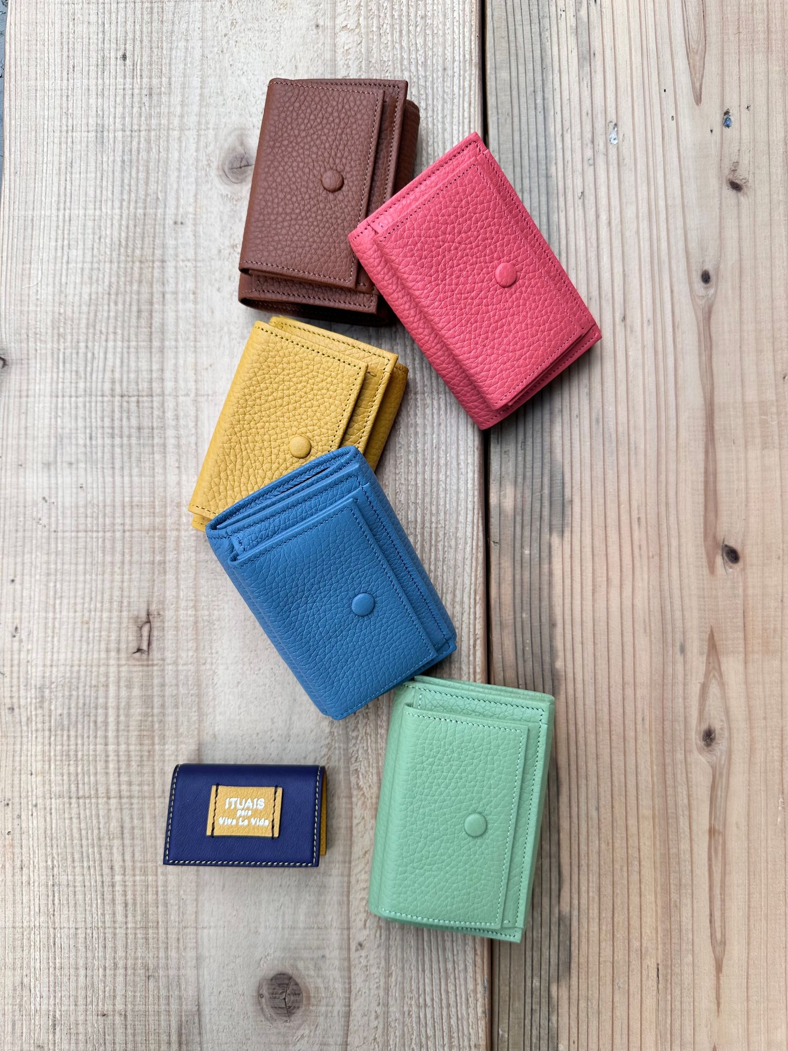 TAURILLON Compct Wallet / トリヨンラグーン コンパクトウォレット / DRAGEE（ライトブルー）