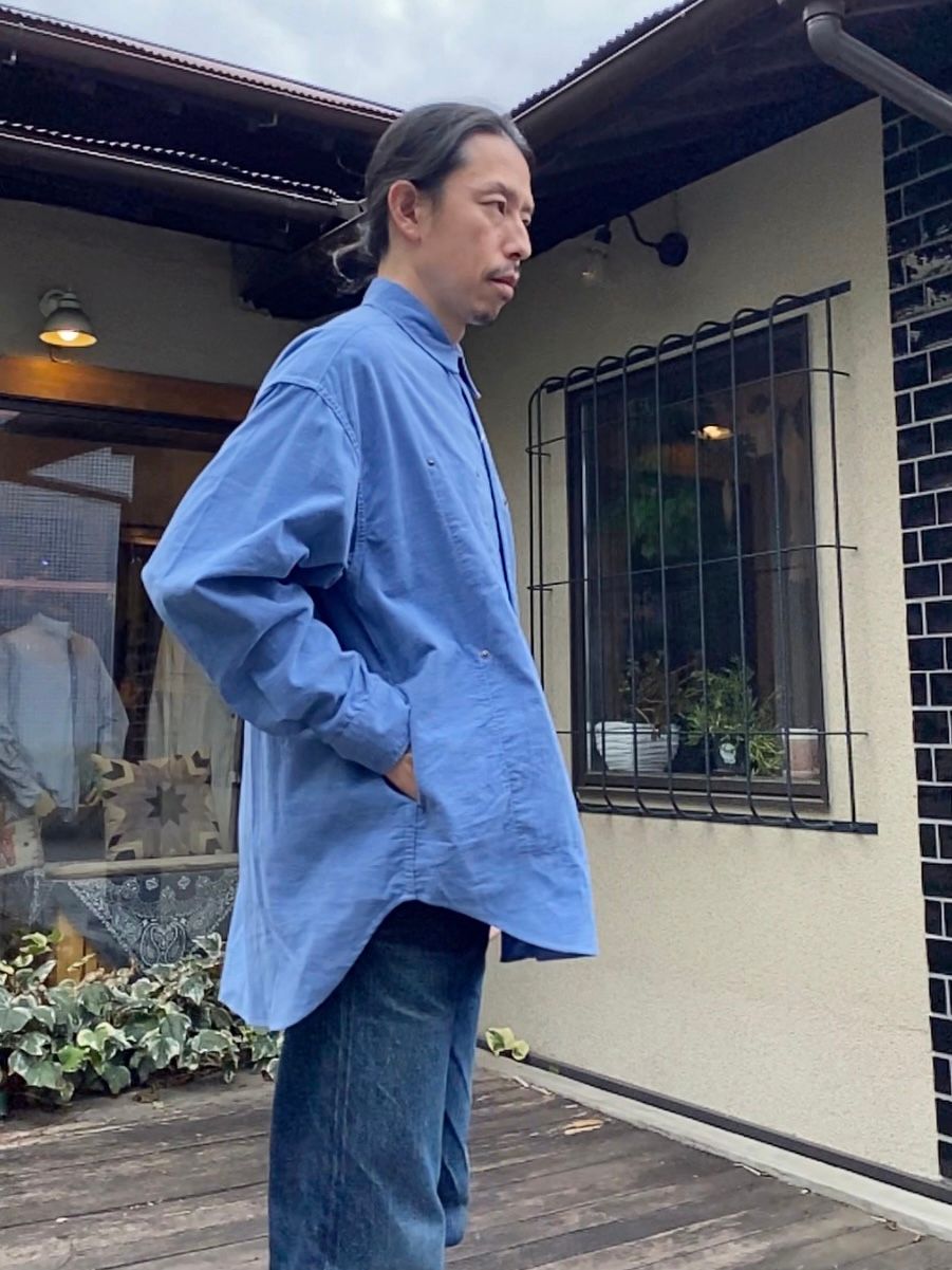 F3482 CORDUROY BALL SHIRT / SAX