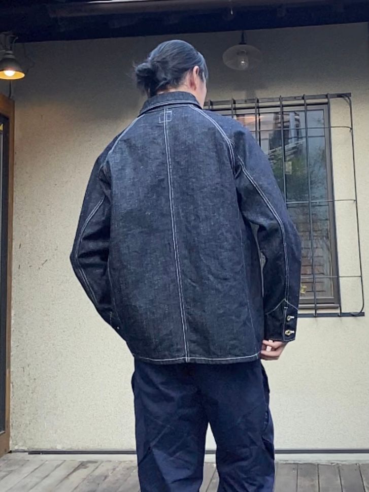 HEMP DENIM COVERALL / ヘンプデニムカバーオール / F2410
