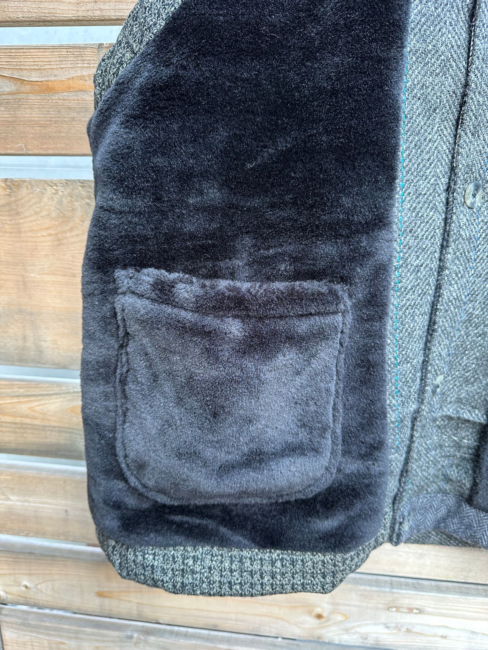 ARTISAN VEST / アルチザンベスト / リバーシブル / ツイード / ブラックL