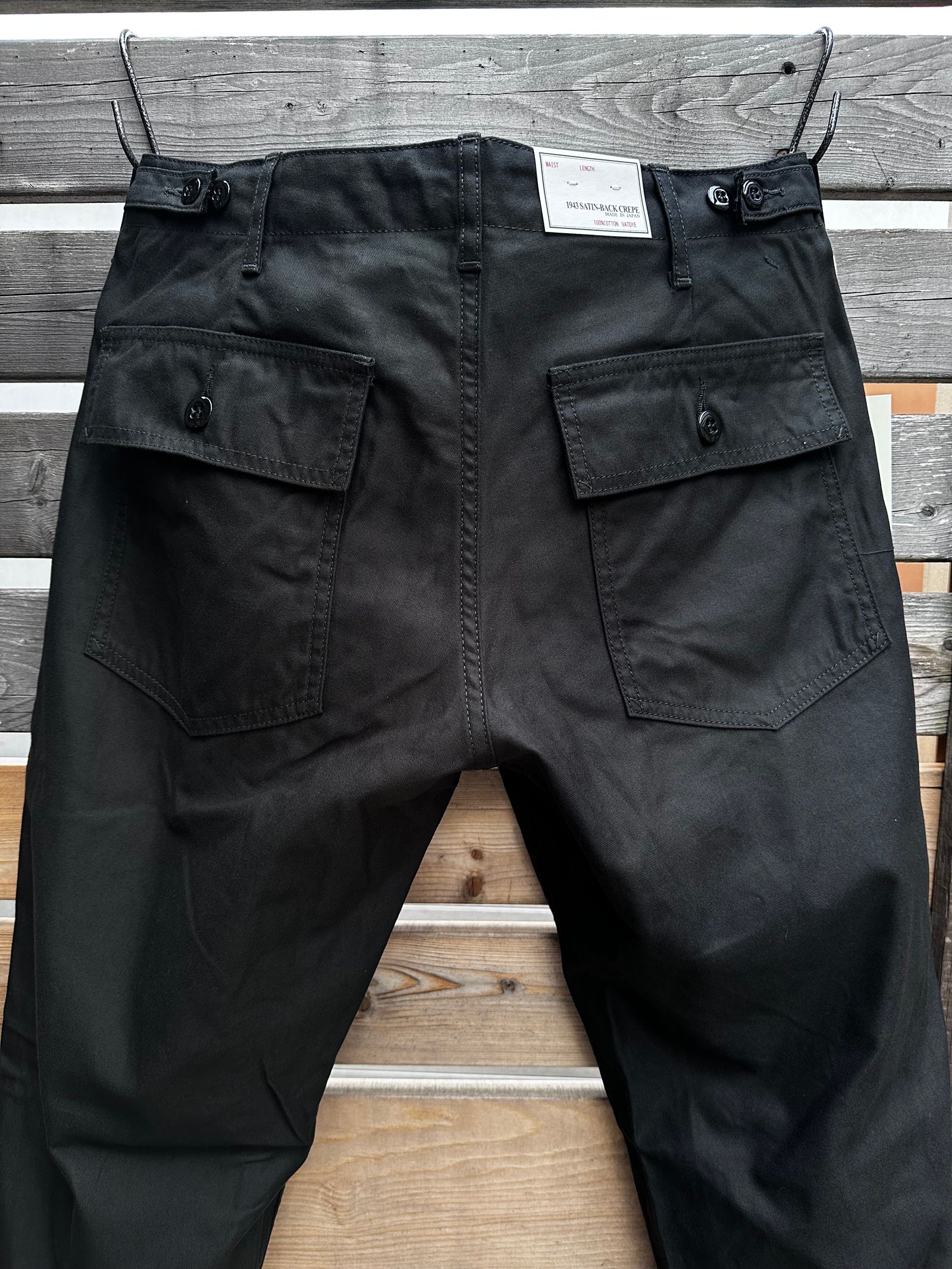 F0431 / BAKER PANTS / ベイカーパンツ / ベーカー / ファティーグパンツ / ワークパンツ / ブラック