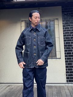 HEMP DENIM COVERALL / ヘンプデニムカバーオール / F2410