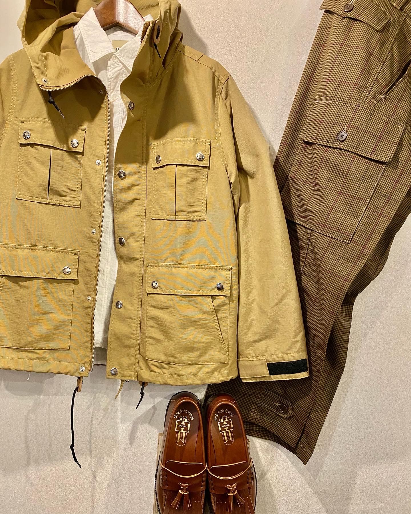 STYLE NO. 20 グレンチェックのカーゴパンツ②