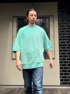 SCREEN STARS / スクリーンスターズ / Sunburned sweat tee / 半袖スウェットTシャツ / グリーン / ティファニーブルー