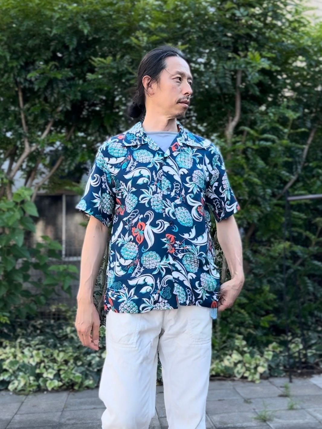 SUN SURF - ALOHA SHIRTS “ ISLAND FEELING ” /半袖レーヨンシャツ