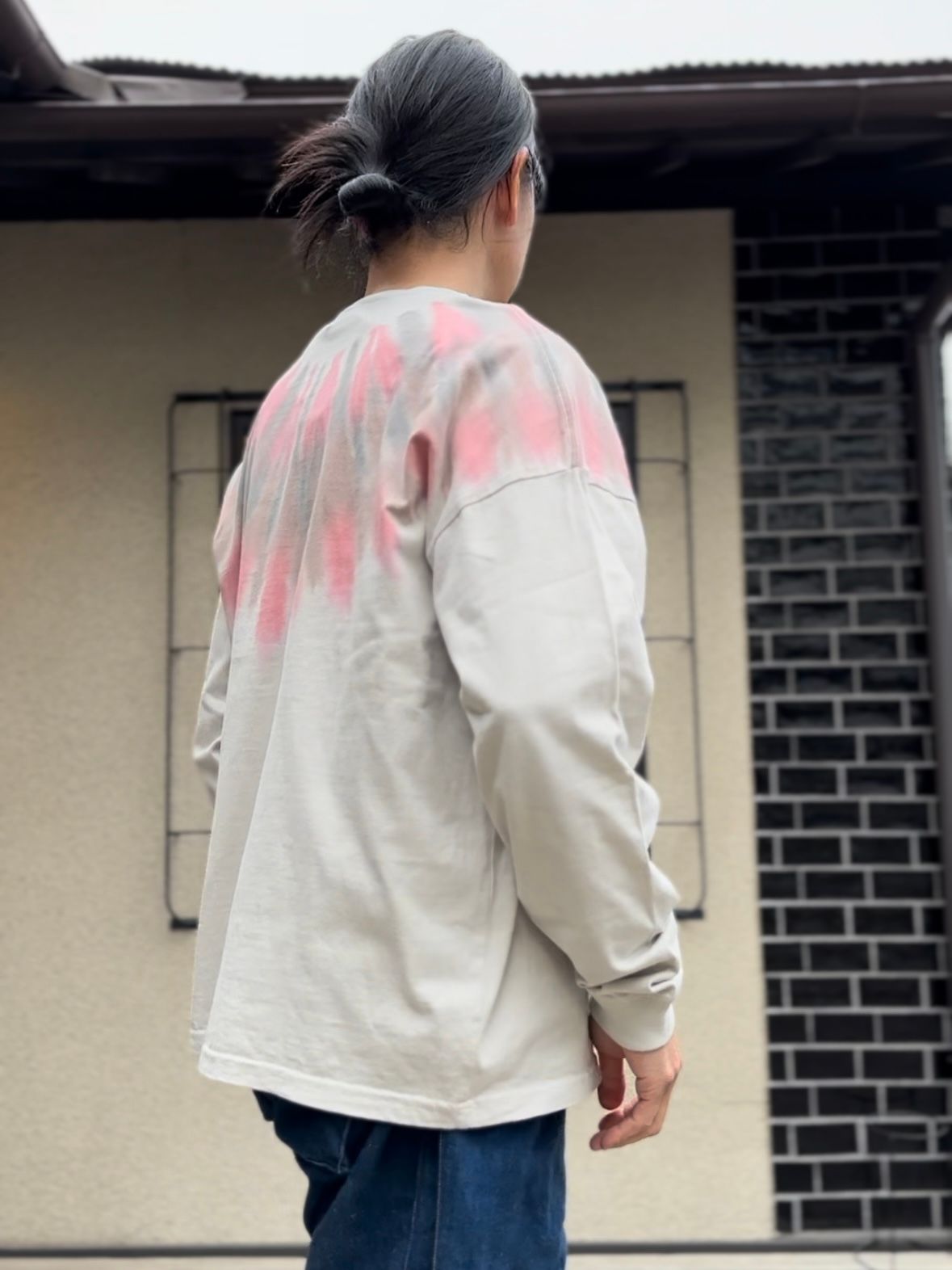 Nasngwam.×JAVARA / FEATHER L/S TEE / 卯