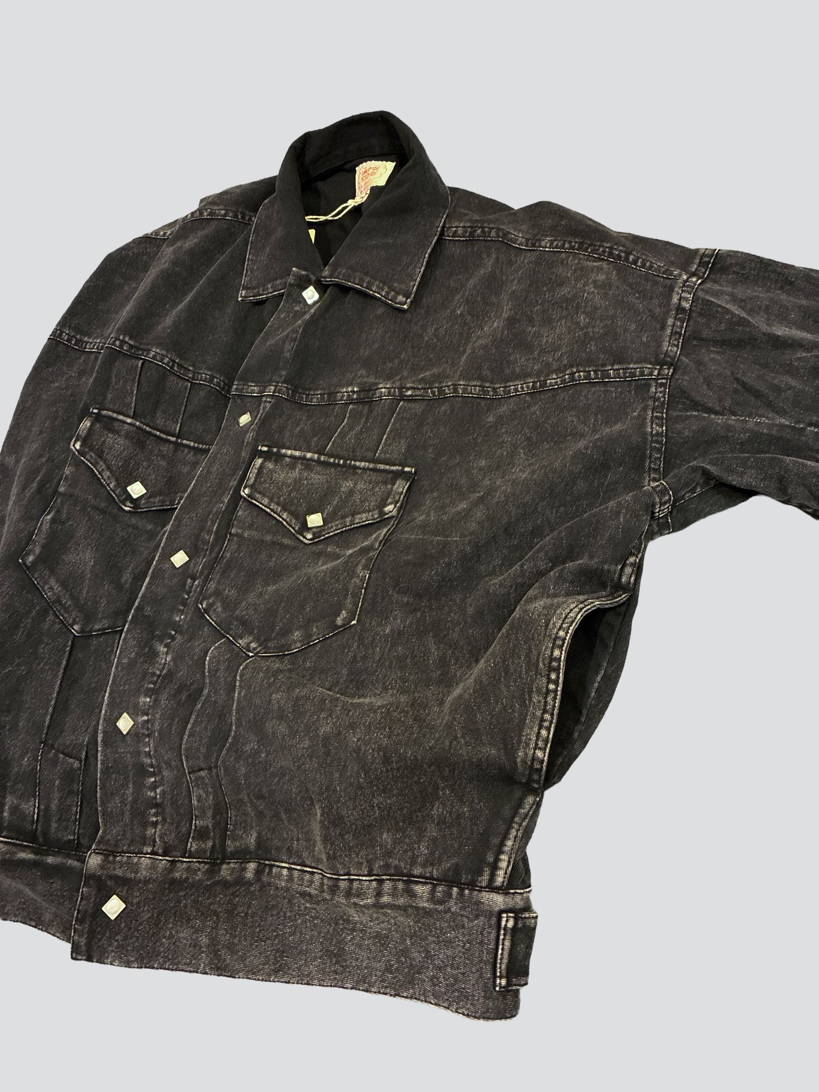 ウエスタンショートジャケット / ブラック / Lorraine t-cloth V.D (faded black) / インプレストア