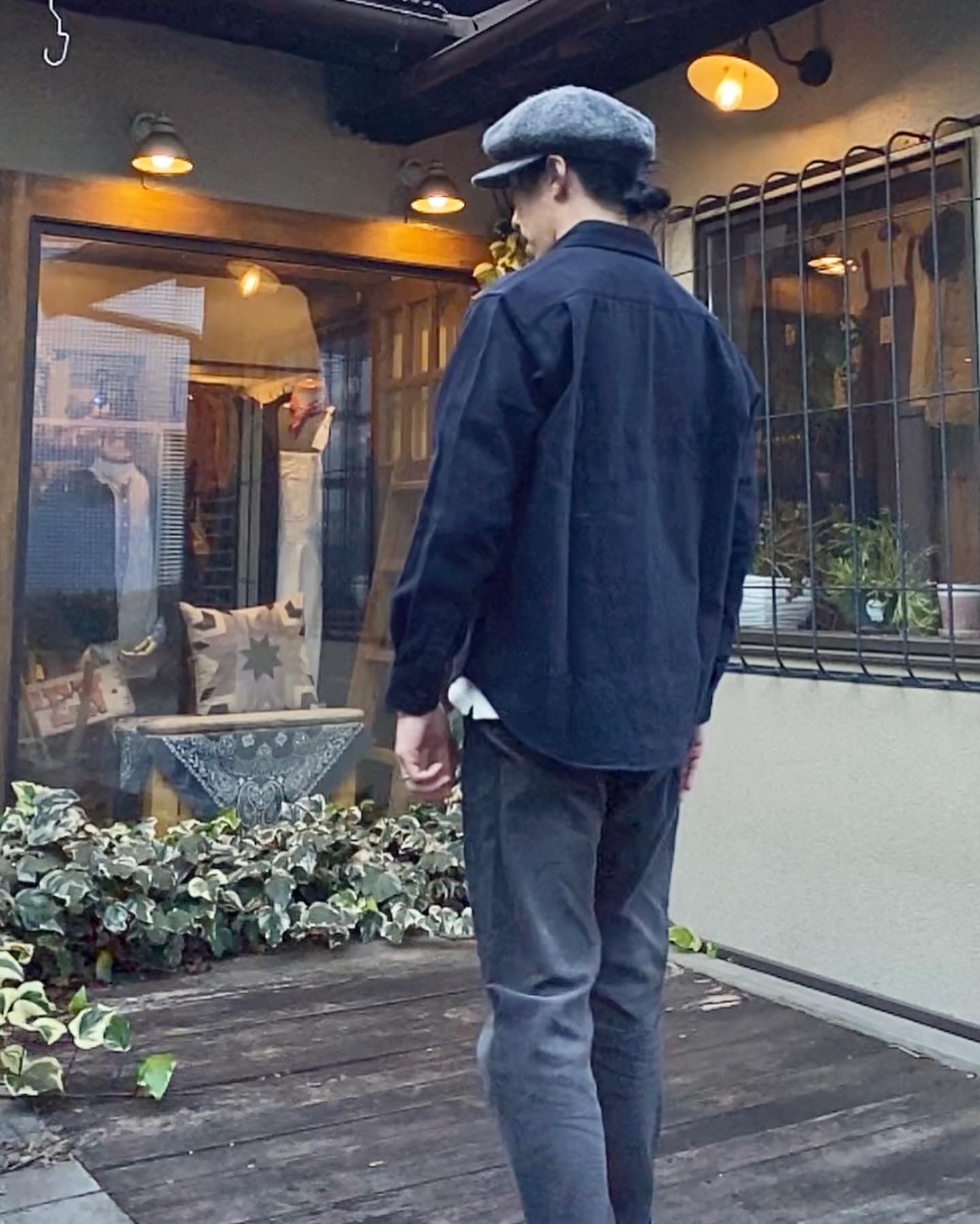 HAEAVY FLANNEL WORK SHIRT AGED MODEL / ヘビーネルワークシャツ / ネルシャツ / SC28975 / ネイビー(128)