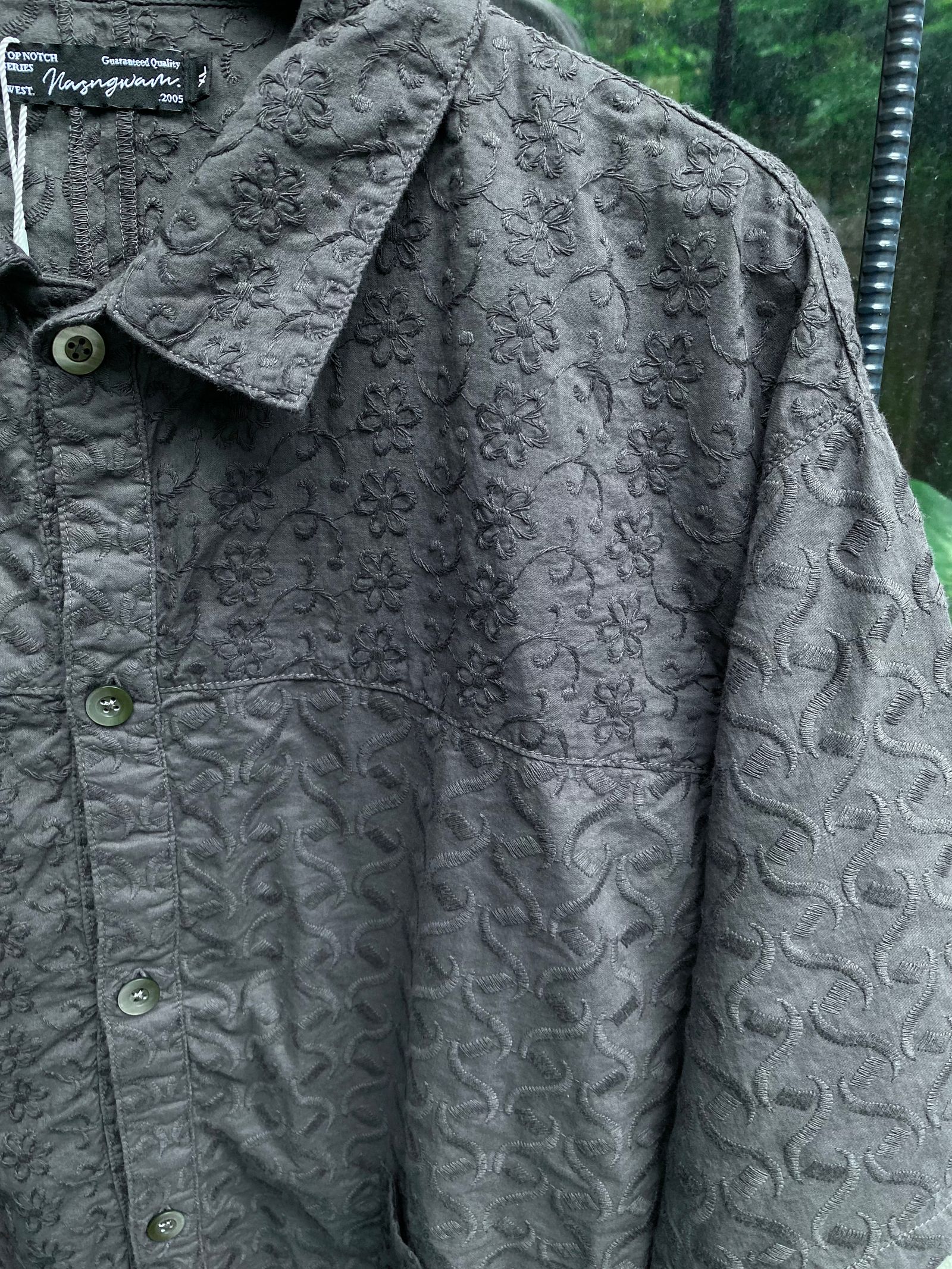 NEEDLE S/S JACKET / チャコール