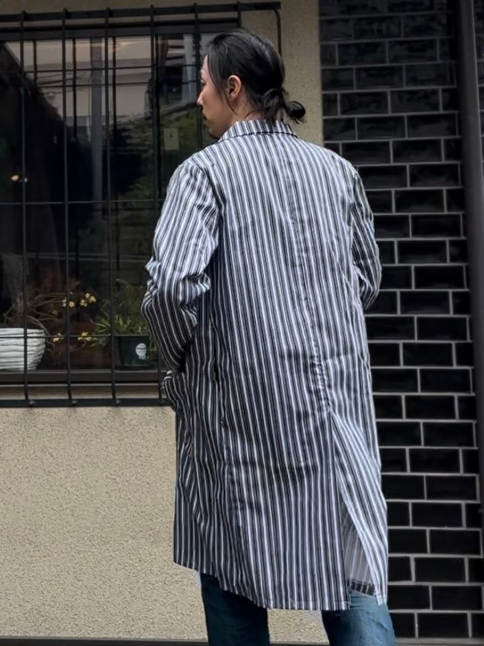 Alexandra / アレクサンドラ / Stripe Work Coat / ストライプワークコート