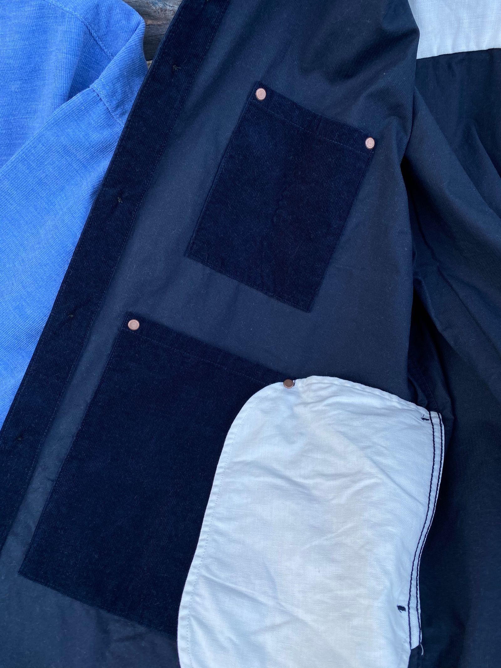 F3482 CORDUROY BALL SHIRT / NAVY