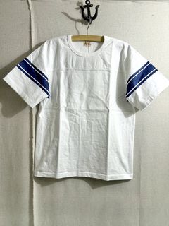 WHITESVILLE / ホワイツビル 14/- HALF SLEEVE FOOTBALL T-SHIRT / 半袖フットボールTシャツ / WV79145 オフホワイト(105)