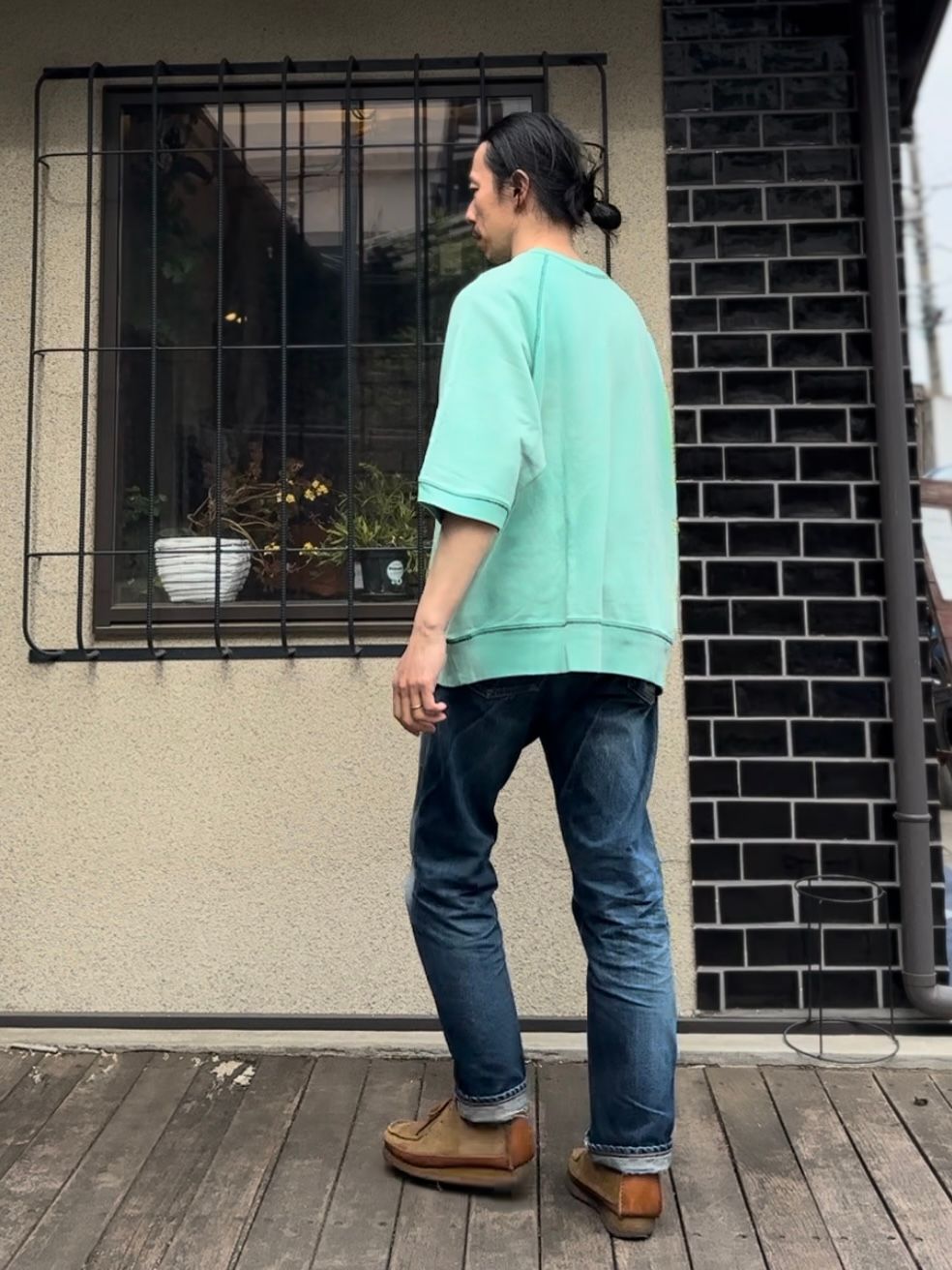 SCREEN STARS / スクリーンスターズ / Sunburned sweat tee / 半袖スウェットTシャツ / グリーン / ティファニーブルー