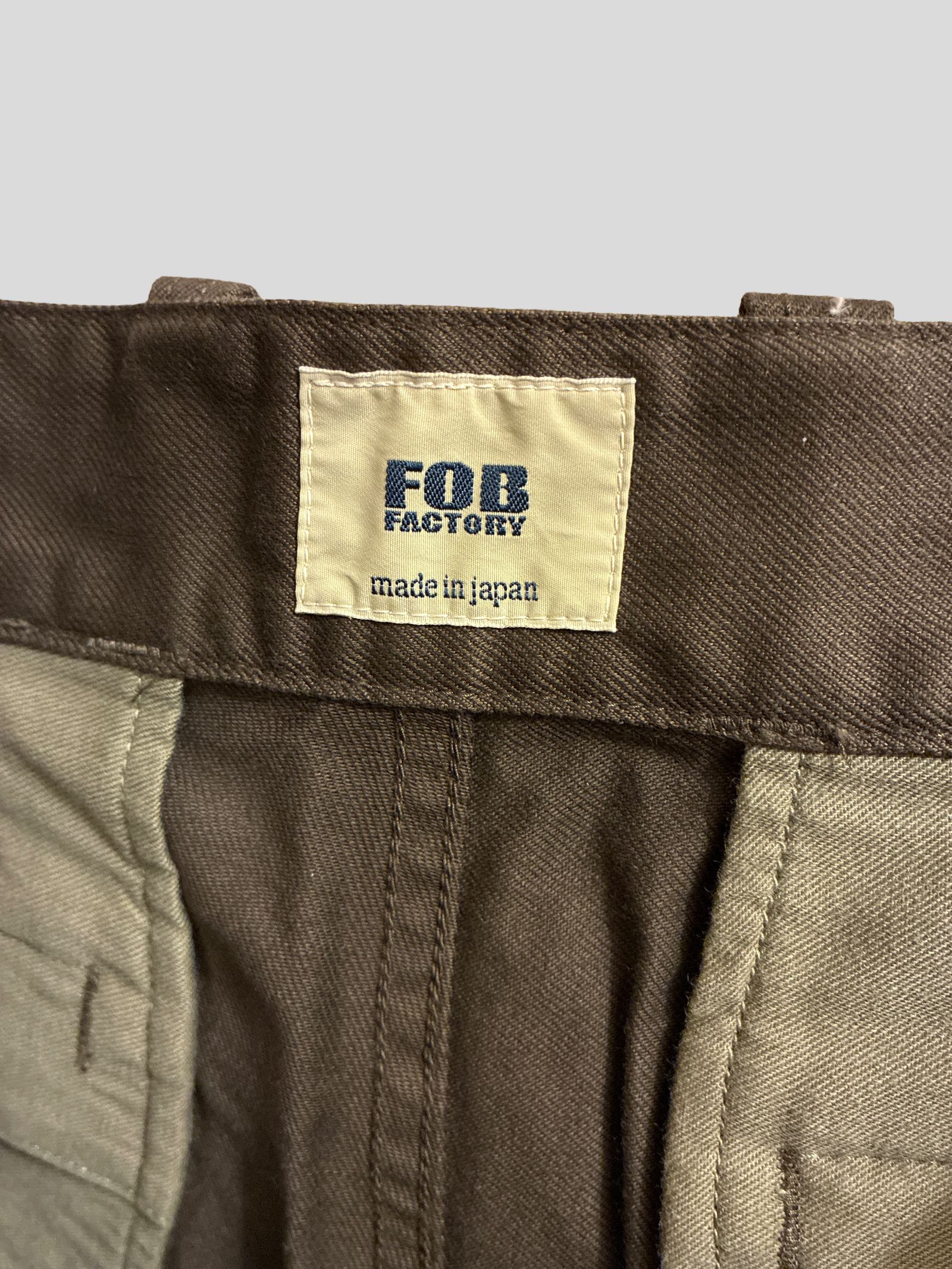 M-52フレンチアーミーチノ/ F0512 / オリーブ / エフオービーファクトリー / FOB FACTORY