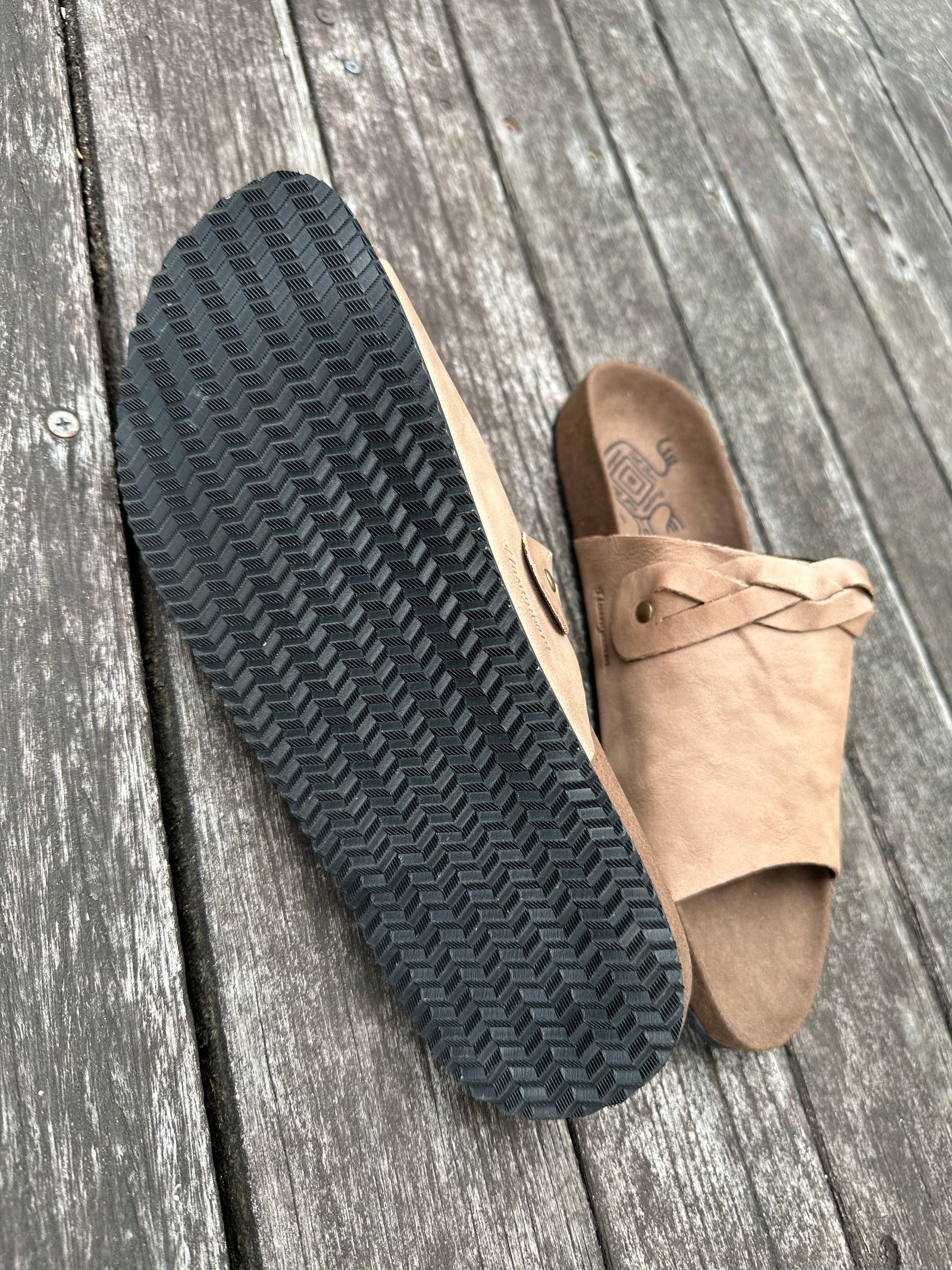 BRAID SANDAL /  レザーサンダル / ベージュ