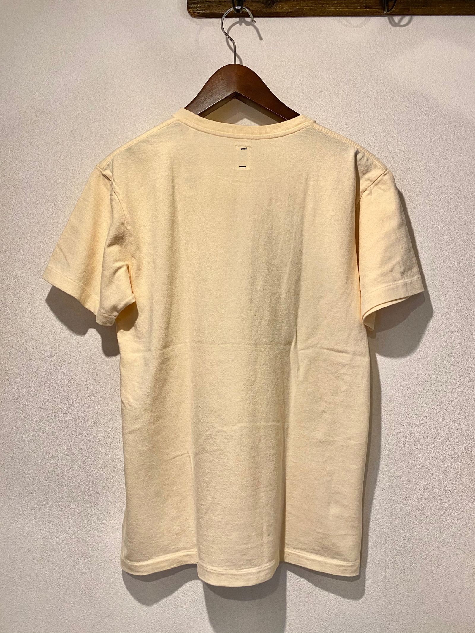 ハリウッドランチマーケット HOLLYWOOD RANCH MARKET / オールドスクエアロゴ Tシャツ ナチュラル