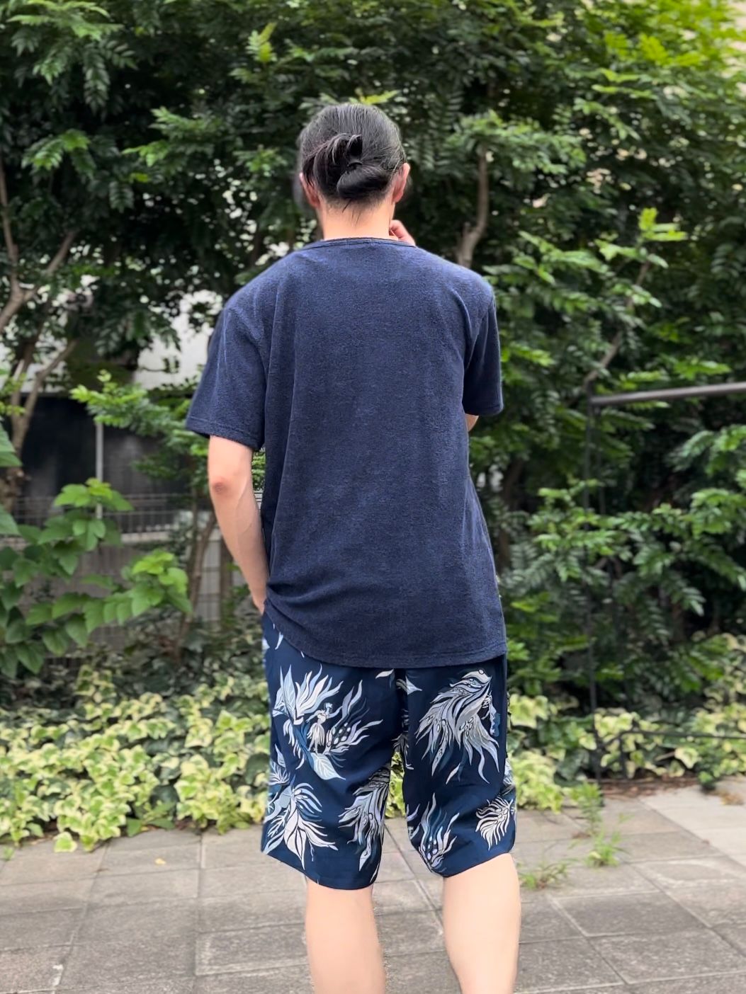 パイルポケットTシャツ / ネイビー