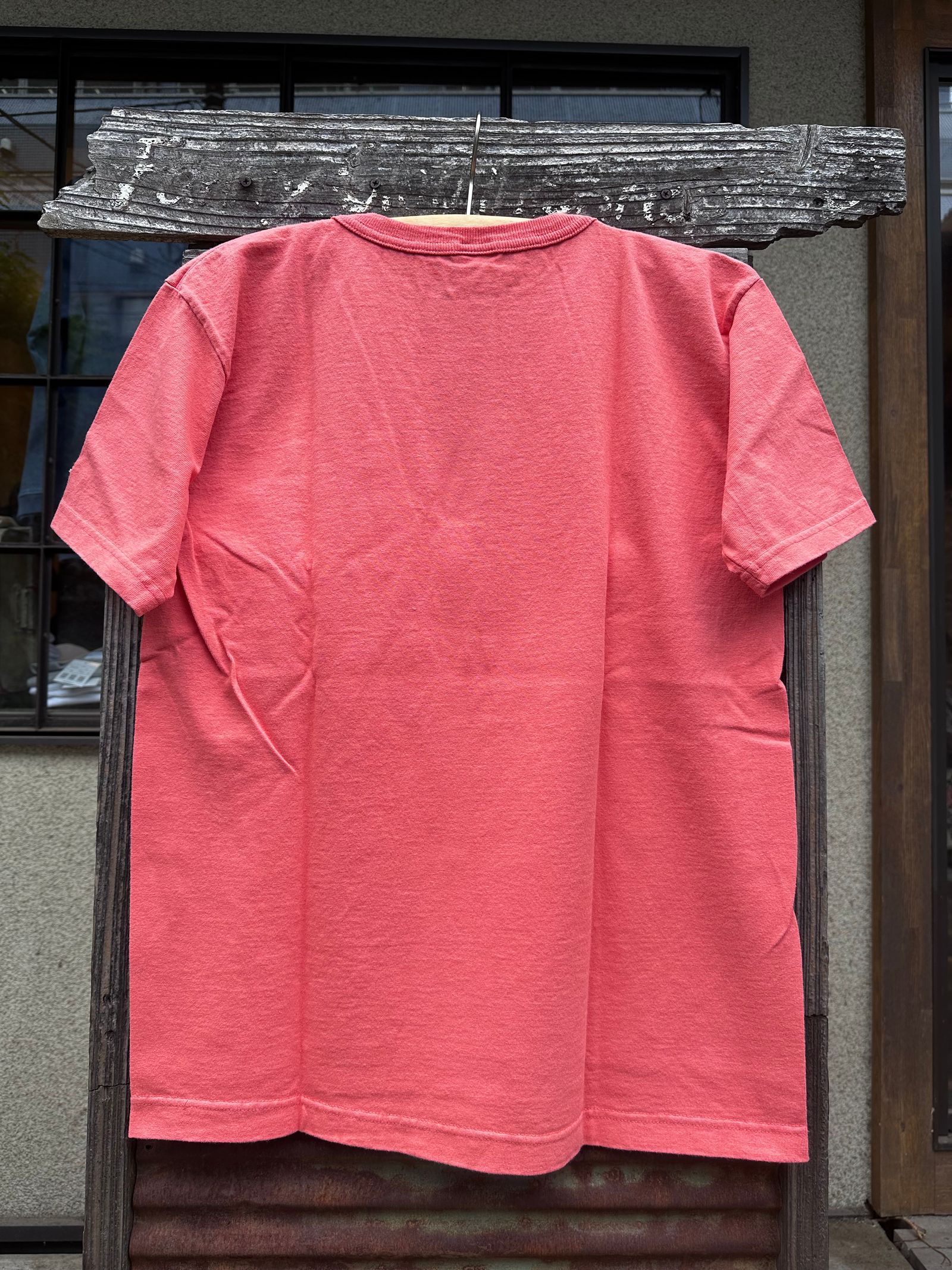 T1011 / ティーテンイレブン / ショートスリーブポケットTシャツ / MADE IN USA / ローズ / デッドストック
