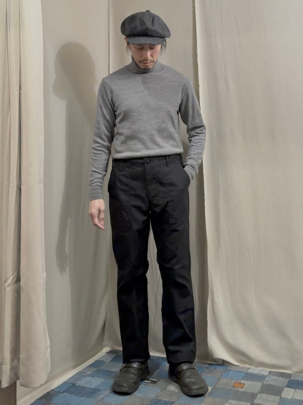 F0431 / BAKER PANTS / ベイカーパンツ / ベーカー / ファティーグパンツ / ワークパンツ / ブラック