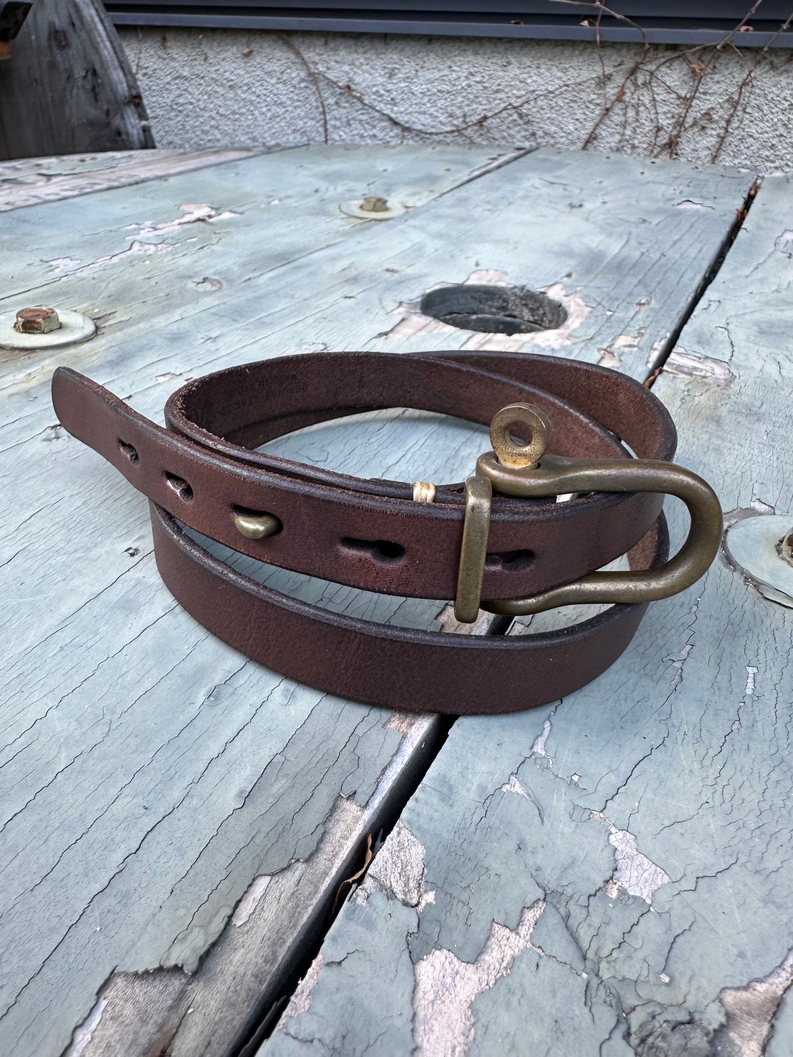 LEATHER VOYAGE BELT / レザーボヤージュベルト