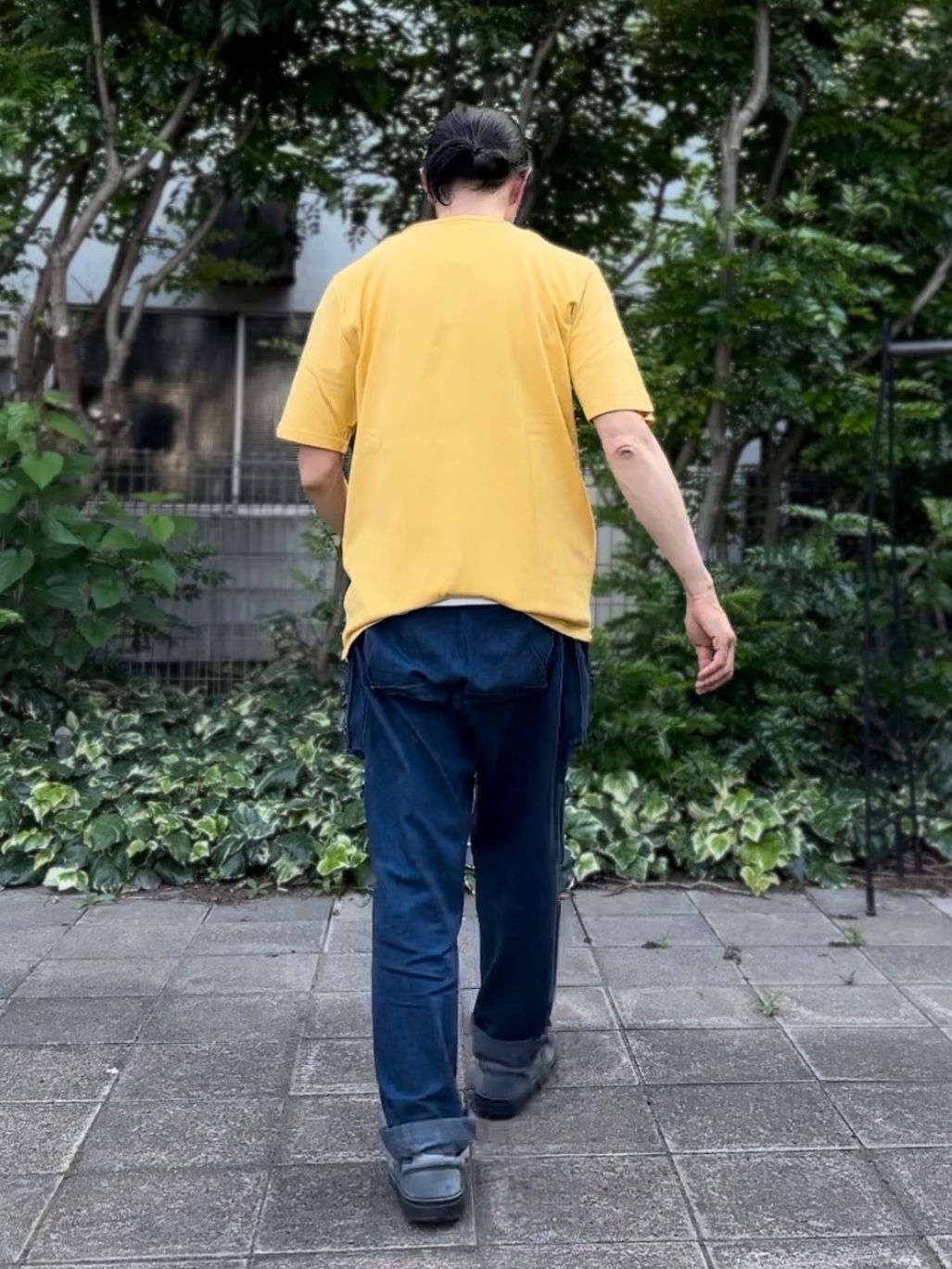 te500 / SUMMER KNIT PK T-SHIRTS / サマーニット / ポケットTシャツ / BANANA