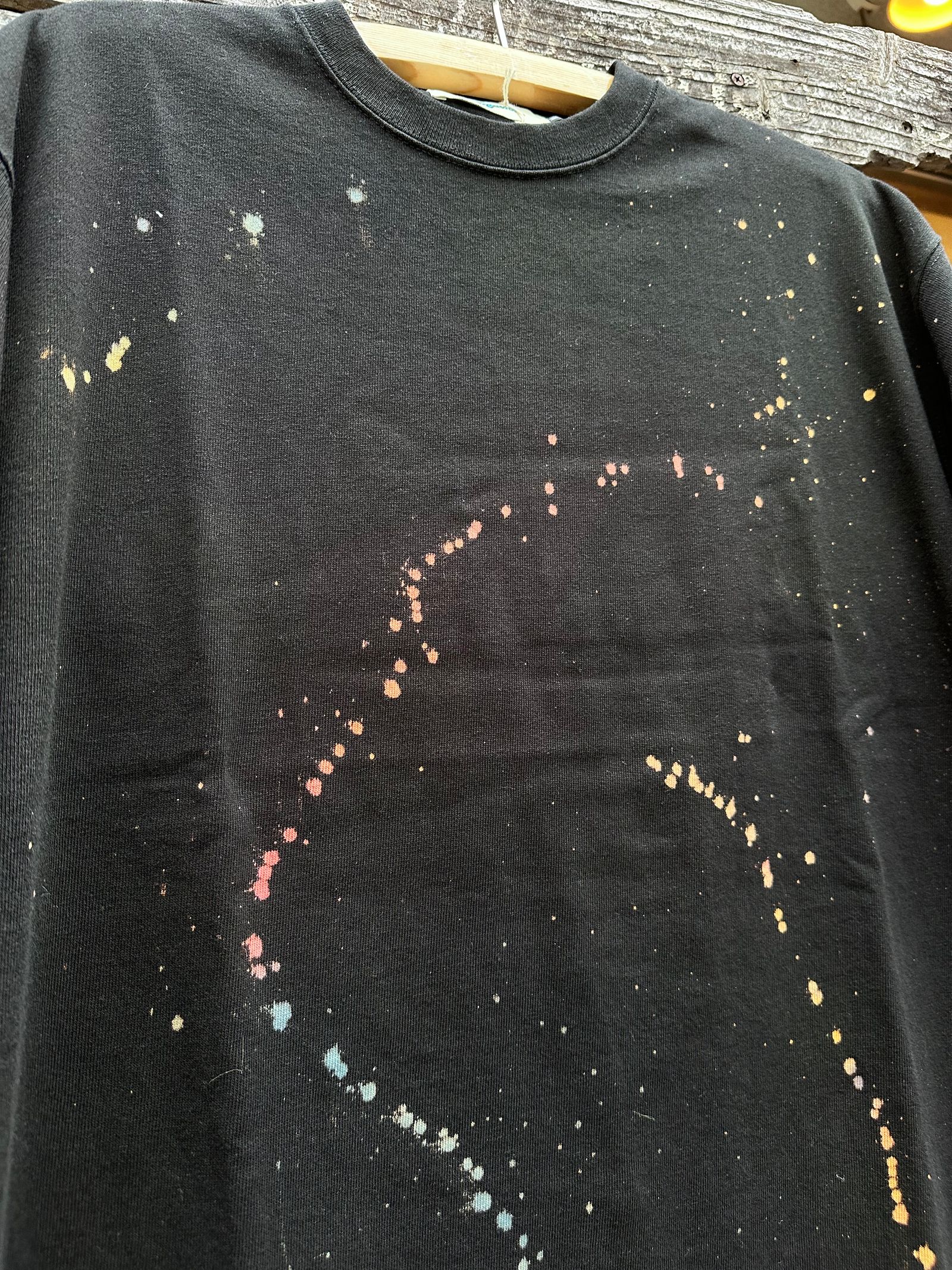 Nasngwam.xJAVARA / SPLASH TEE / Tシャツ / ブラック