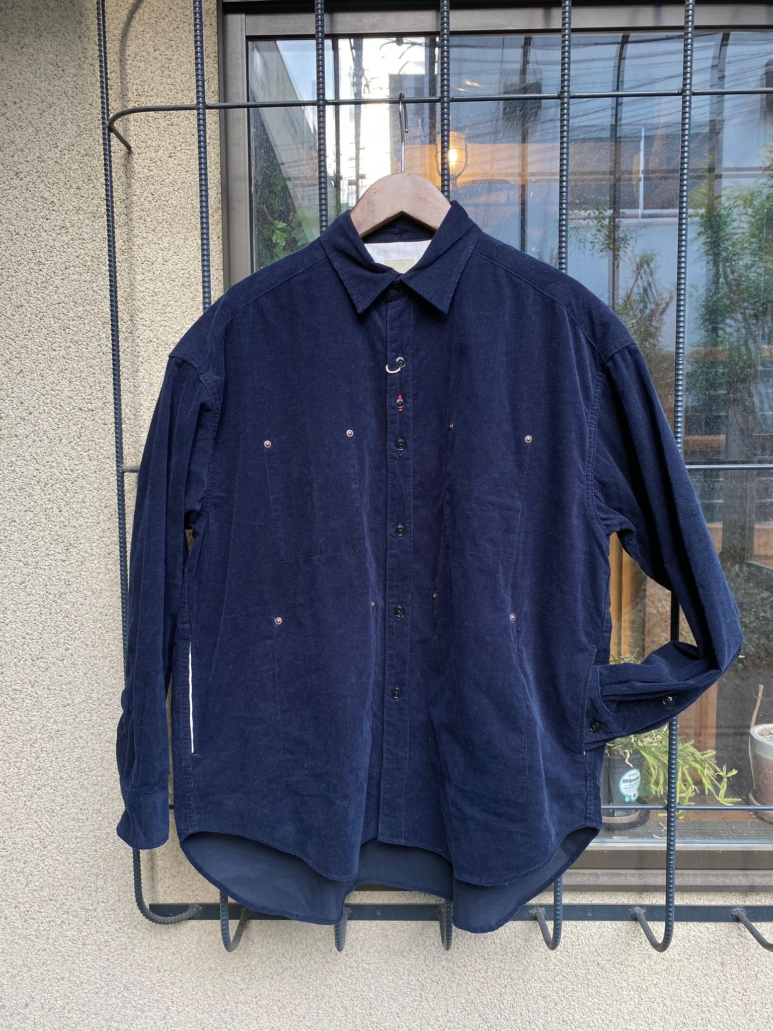 F3482 CORDUROY BALL SHIRT / NAVY