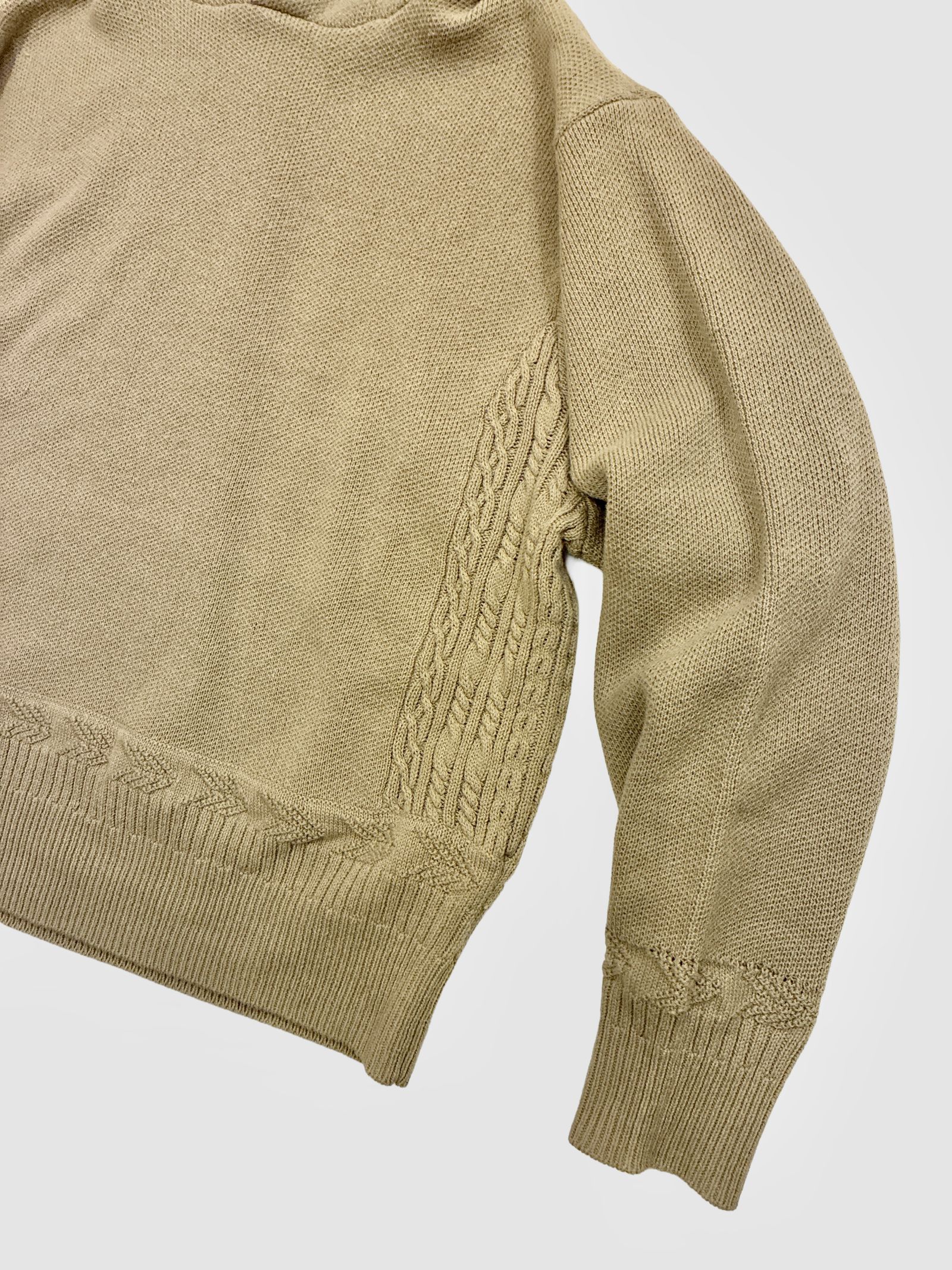 ACTUALLY PARKA / ニットパーカー / グレージュ / ナスングワム