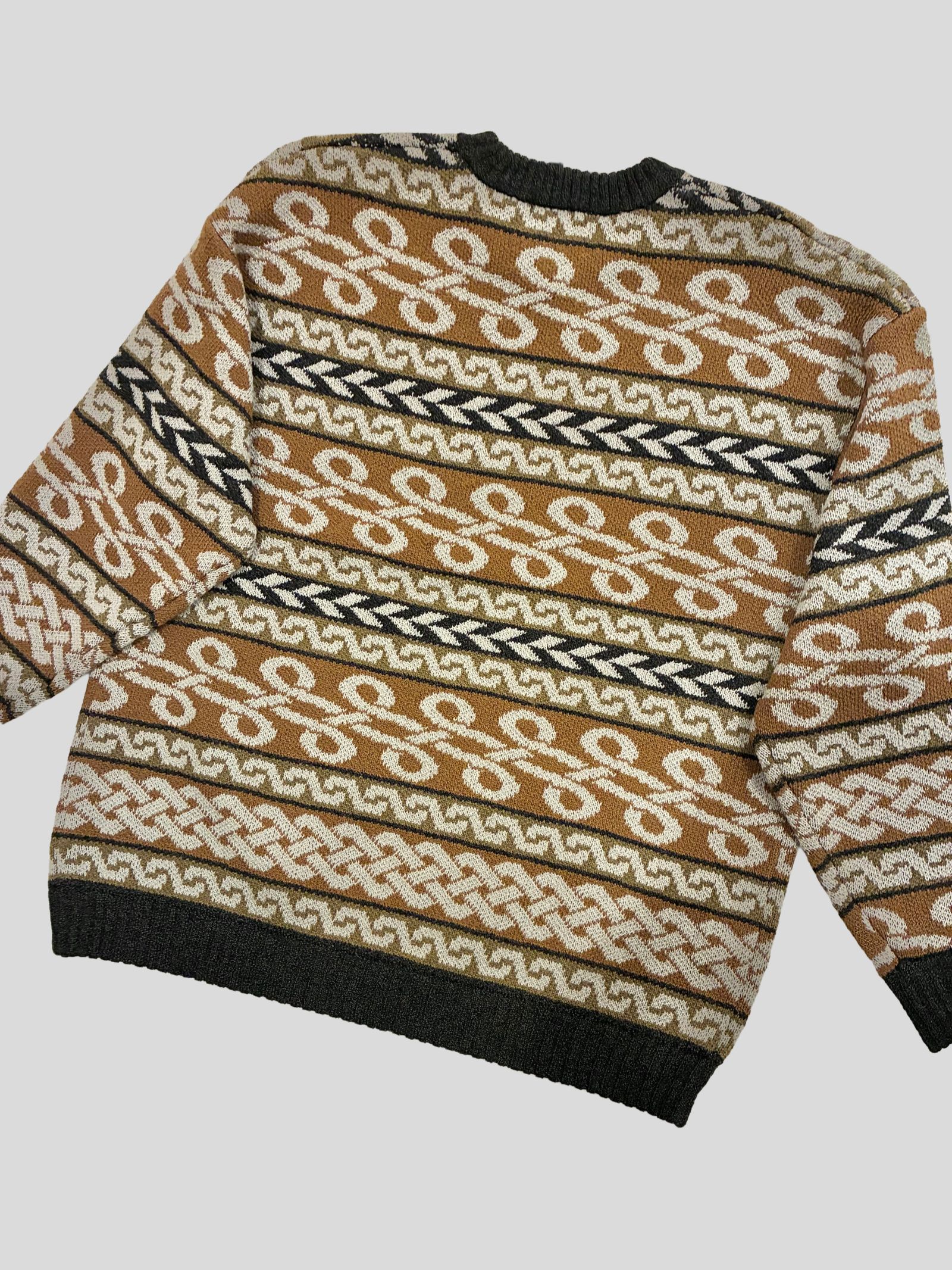 BRAID KNIT / ニット・セーター / ブラウン / ナスングワム